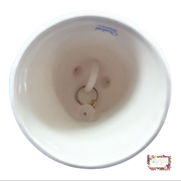 Goebel Wedding Bell West Germany Heart Shaped Handle Ceramic Bell - Picture 2 of 7